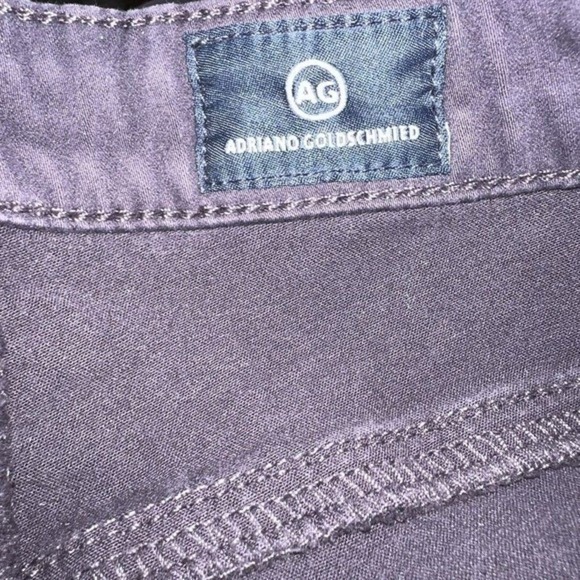 AG Adriano Goldschmied The Prima Mid‎ Rise Cigarette Jeans Dark Purple Size 26 - Picture 3 of 11